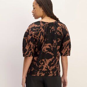 Everlane NEW 100% European Flax Linen Relaxed Fit Scoop Neck Top size L